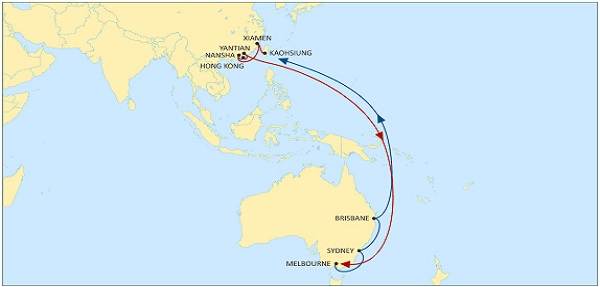 澳洲海运时间,海运澳洲时间,中国到澳洲海运时间,到澳洲的海运时间