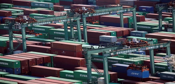 出口美国放缓，亚洲3月发往美国海运集装箱运量同比减31.5%