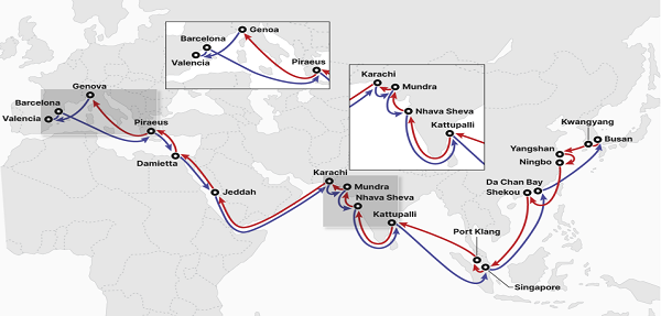 国际海运公司-HMM推出新航线