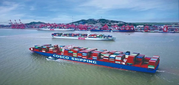 国际海运公司-中远海控准班率位连续数月保持行业领先水平