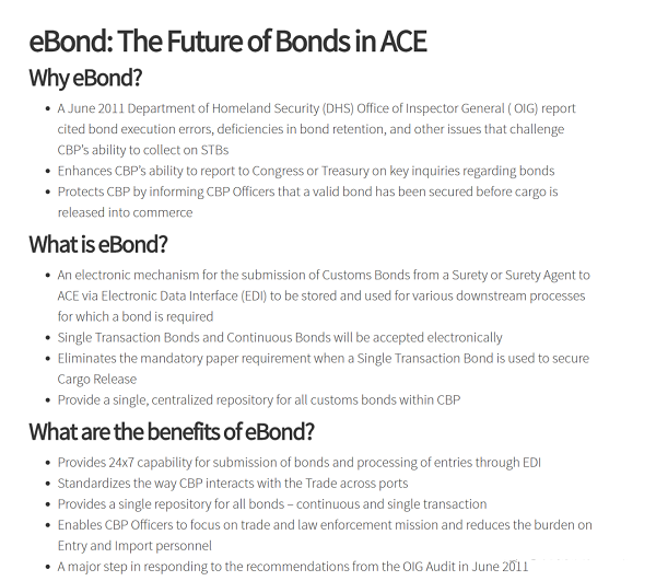 关于ebond的官方解释说明